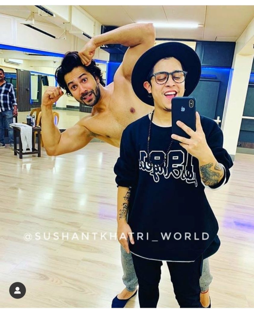 sushant khatri with varun dawan