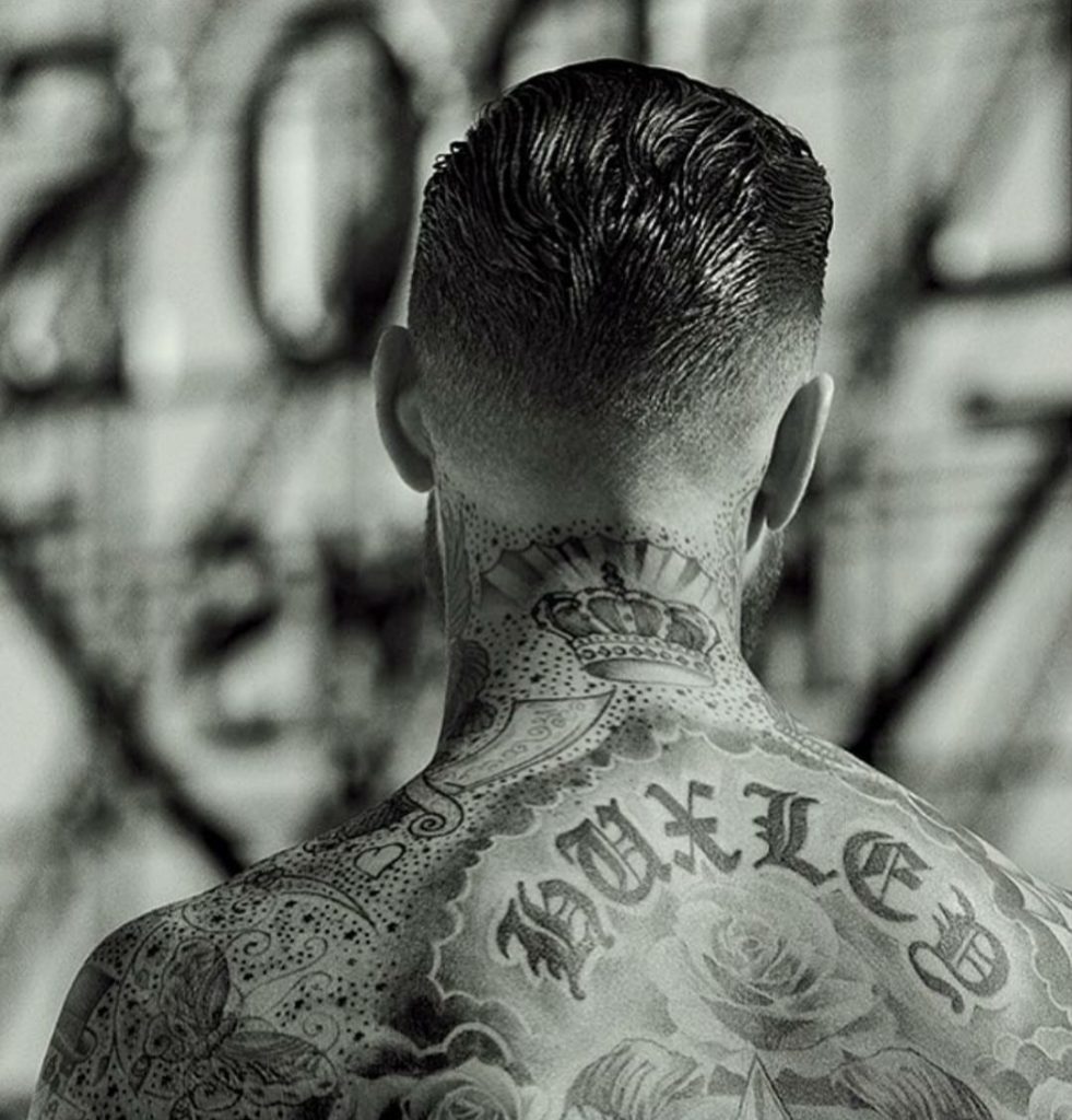 Billy Huxley's tattoo