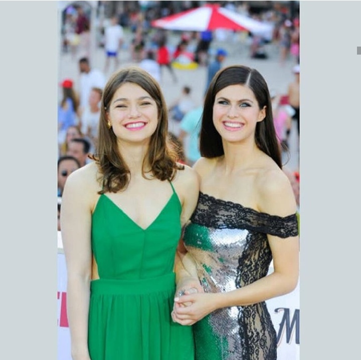 Catharine Daddario with Alexandra Daddario